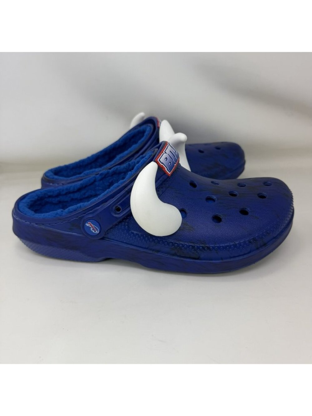 Crocs x NFL Buffalo Bills Mafia Classic Lined Clog Jibbitz Men’s Size 10